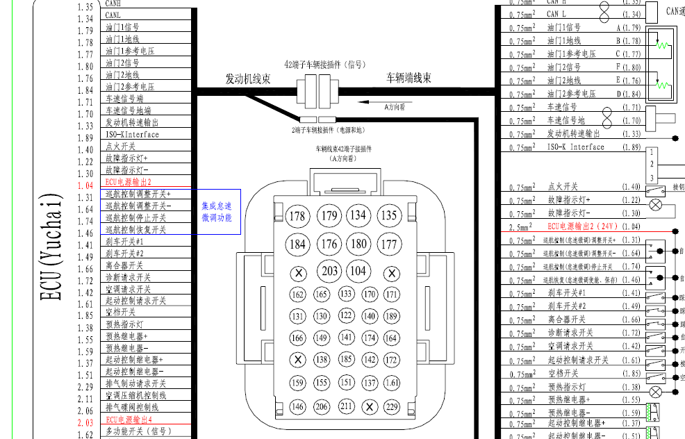 玉柴博世共轨针脚