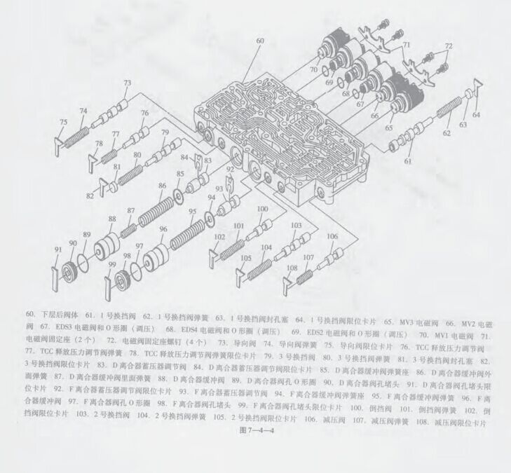 01V变速箱阀体