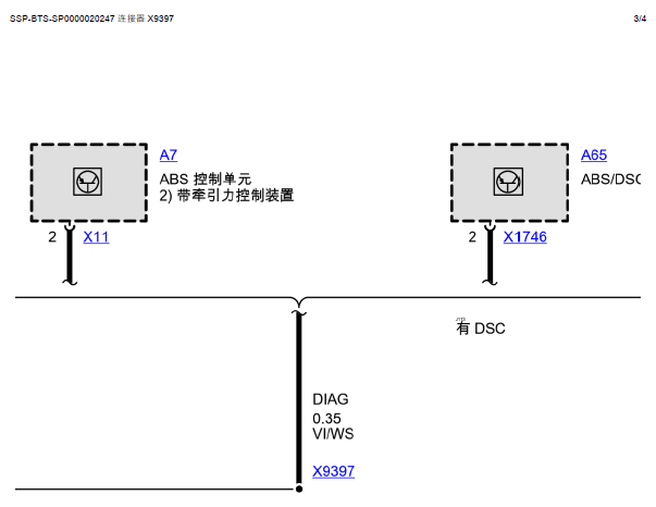 宝马MINI    ABS 电路图