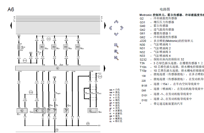 A6  AWL发动机电路图