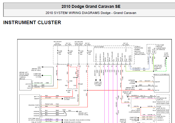 10年凯领仪表电路图