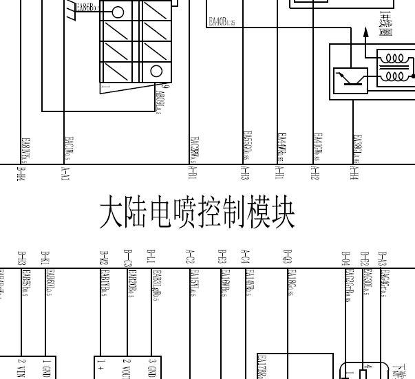 13年昌河铃木北斗星发动机电路图