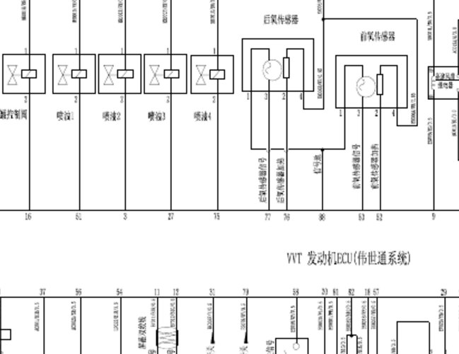 北汽威望M20 发动机电路