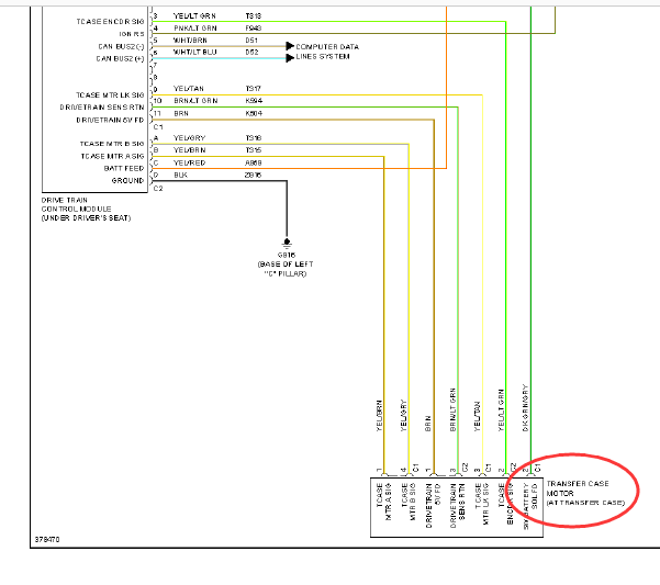 12年吉普大切诺基分动器电路图