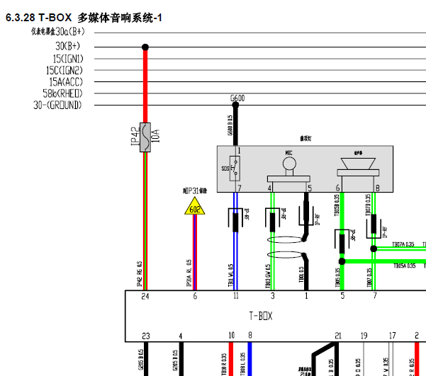 17年大迈X7多媒体电路图