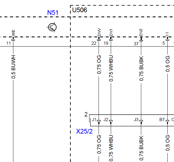 2011年奔驰GL450悬架系统电路图