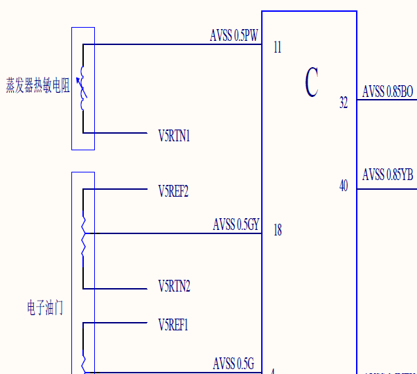 长安奔奔发动机电路图