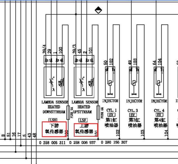 猎豹4RB3发动机线路图