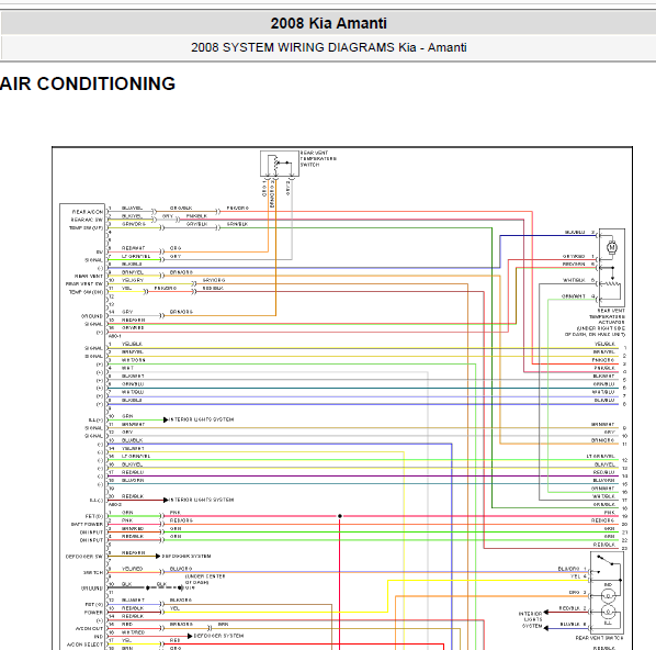 08年起亚欧菲莱斯电路图