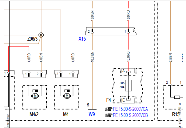 2010年奔驰唯雅诺风扇电路图