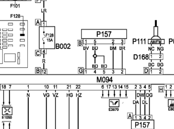 菲亚特菲跃收音机电路图