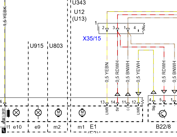 2011年奔驰SL300大灯电路图