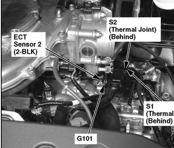 09年奥德赛G101搭铁位置