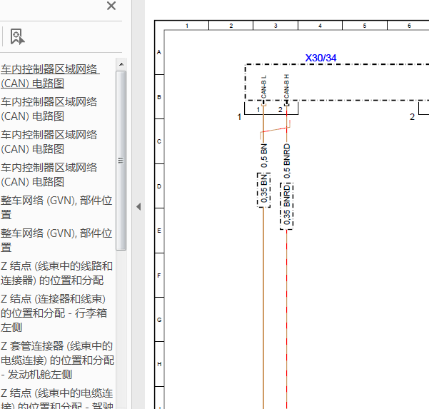 07年奔驰S300  CAN通讯资料