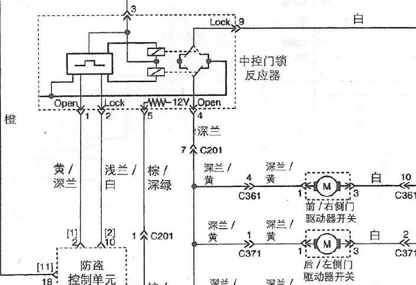 2006年乐驰中控电路图