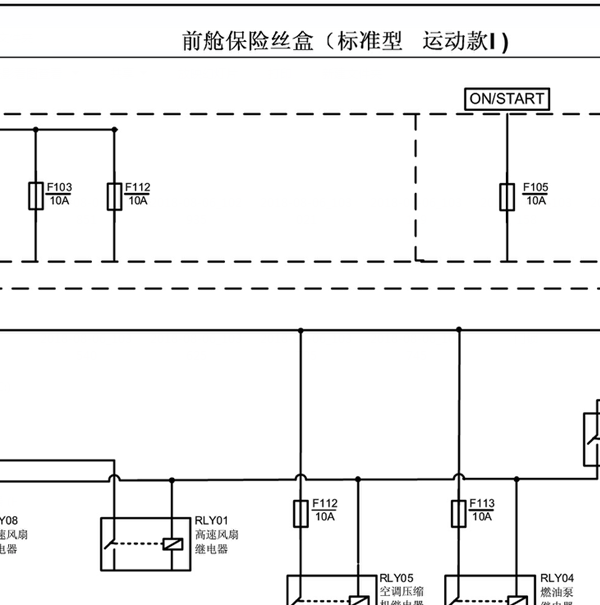 12年宝骏乐驰保险丝线路图