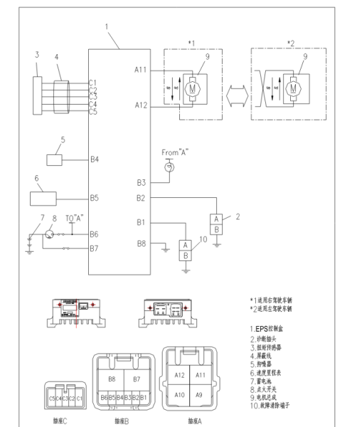 力帆320电子助力转向电路图