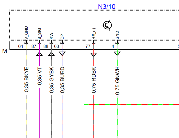 奔驰GLA220发动机电路图
