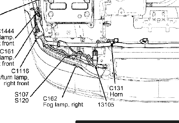 2008年林肯城市的喇叭安装位置