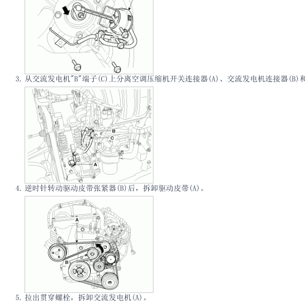 2014年胜达发电机维修手册