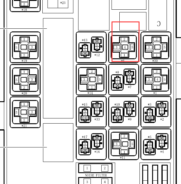 2015年丰田酷路泽 AC继电器位置