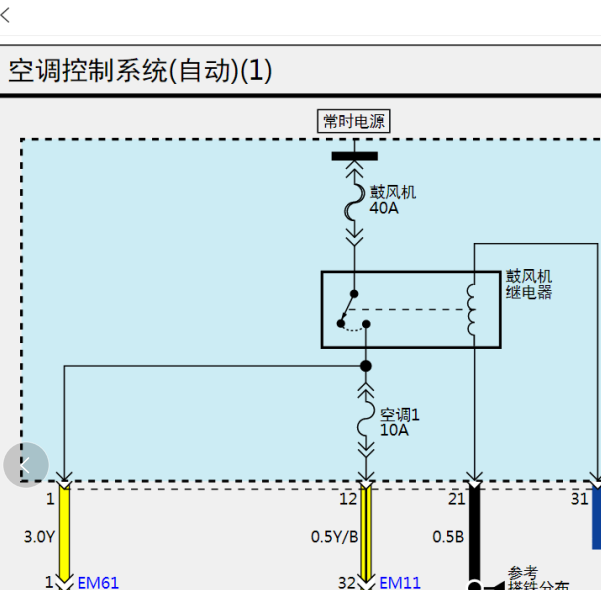 2019年起亚K4空调电路图