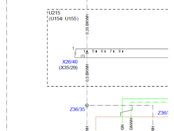 2017年奔驰GLS450盲点辅助电路图
