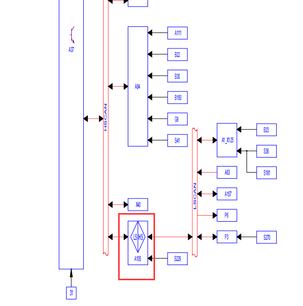 2009年欧宝赛飞利A105模块电路图