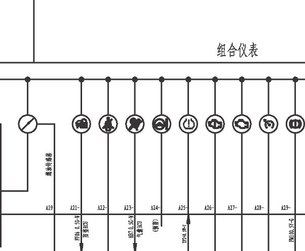 2013年猎豹黑金刚仪表电路图