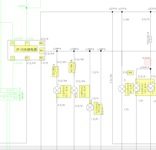 2006年中华骏捷灯光电路图