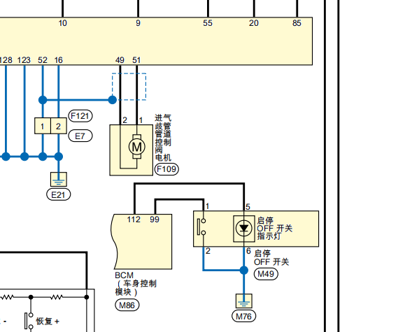 2020年日产奇骏启停相关资料