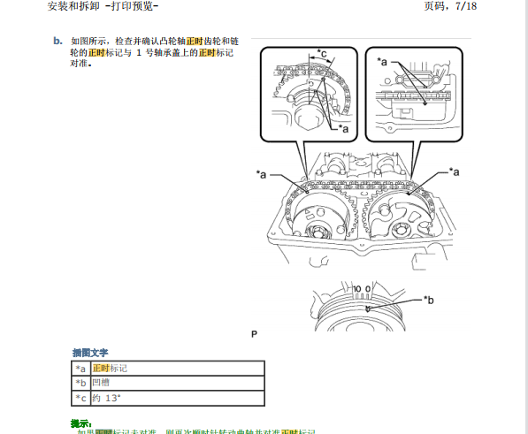 丰田普拉多2TR发动机正时