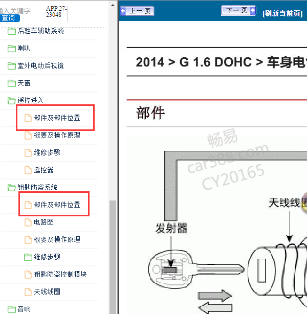 2015年起亚K2发射器位置