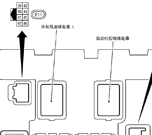 12年日产天籁配电盒插头针脚资料