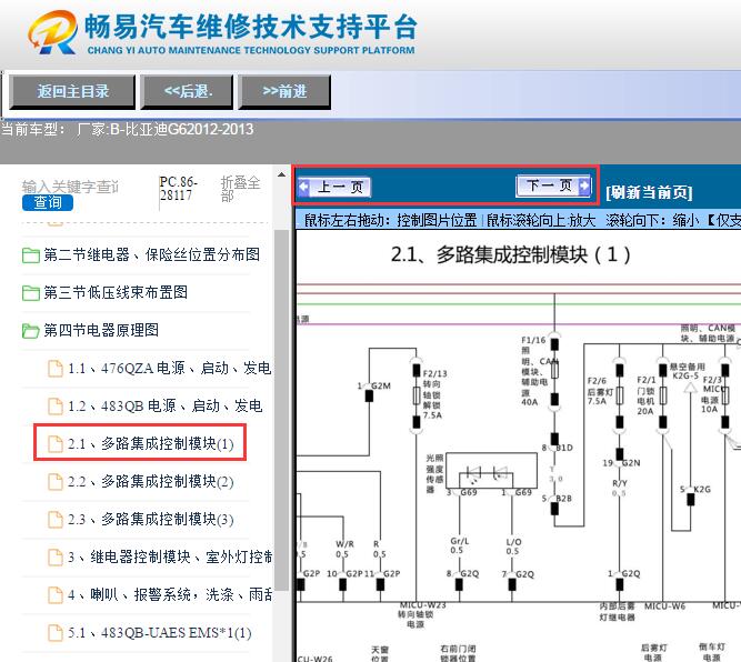 2012-2013年比亚迪G6保险丝电路图
