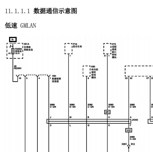 2011年凯迪拉克SRX通讯电路图