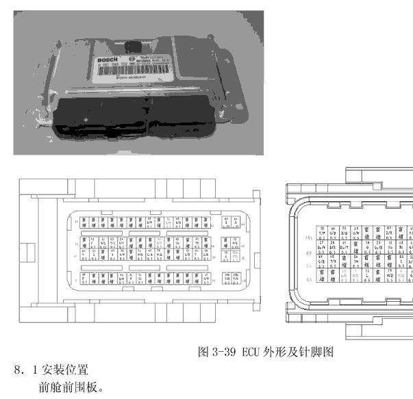 2012年比亚迪速锐发动机针脚资料