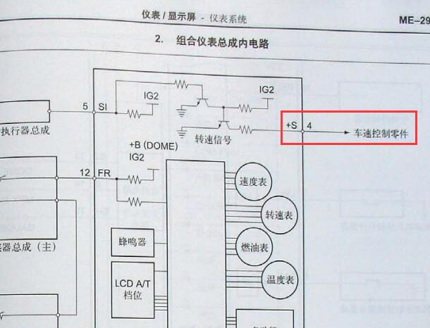 2010年丰田锐志车速传感器资料