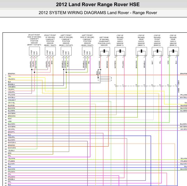2012年路虎揽胜进气压力传感器的线路图