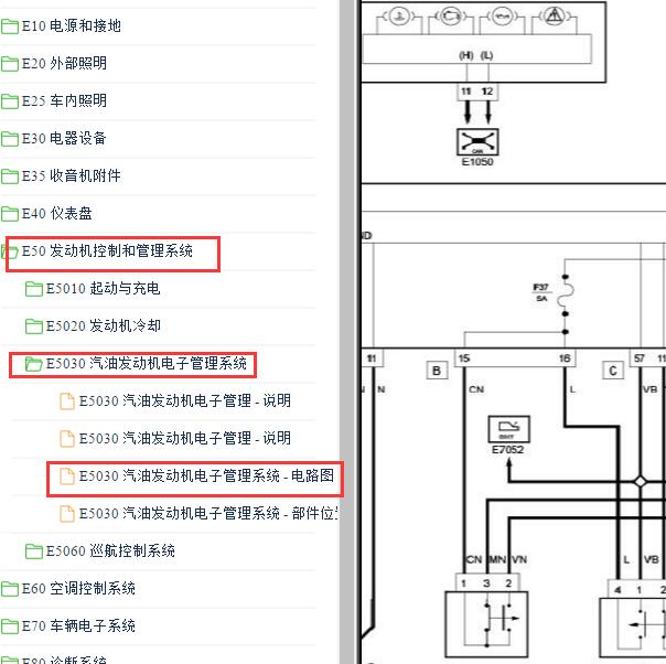 2012年菲亚特菲翔1.4发动机电路图