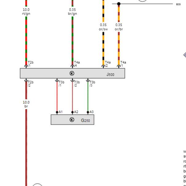2014年奥迪A1  J500电路图