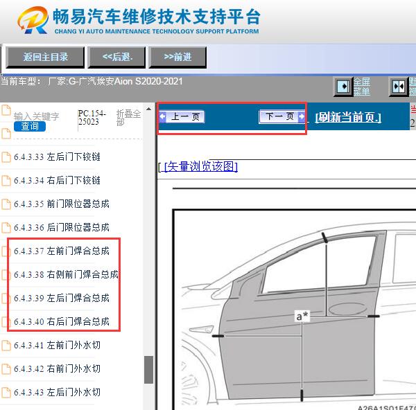 2020-2021年广汽埃安AION S   车门焊合总成拆装