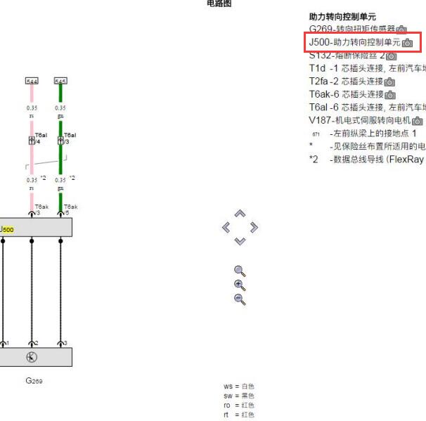 2016年奥迪A6L J500电路图