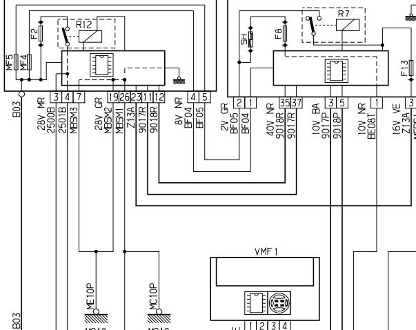 13年雪铁龙世嘉喇叭电路图
