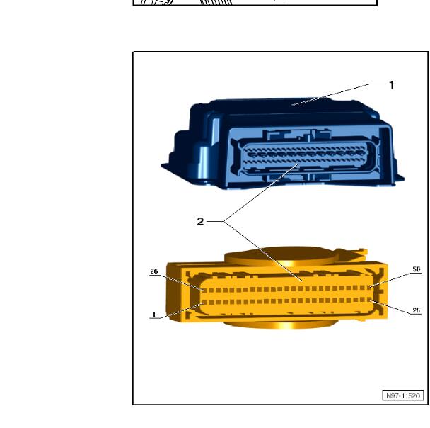 2014年大众速腾气囊针脚插头图