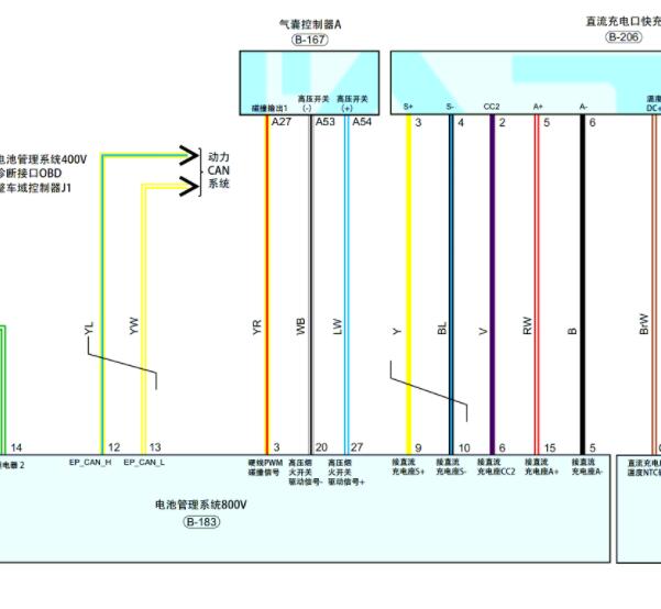 2024年奇瑞汽车星纪元ET电池电机电路图