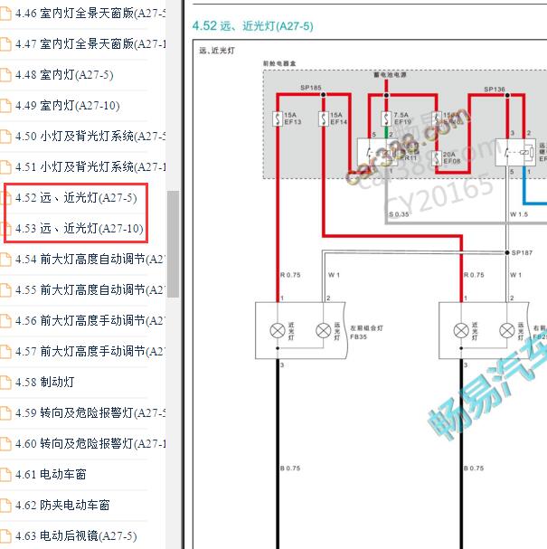 2022-2023年广汽埃安Aion S前照灯电路图