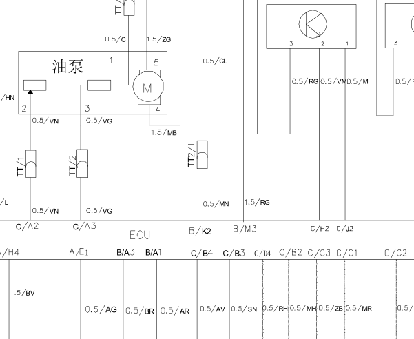 2008年中华骏捷发动机线路图
