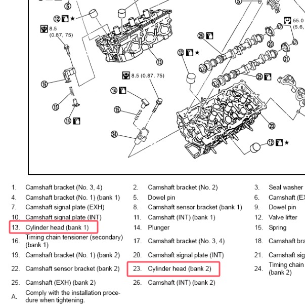 2012年英菲尼迪G25缸盖螺丝扭矩资料