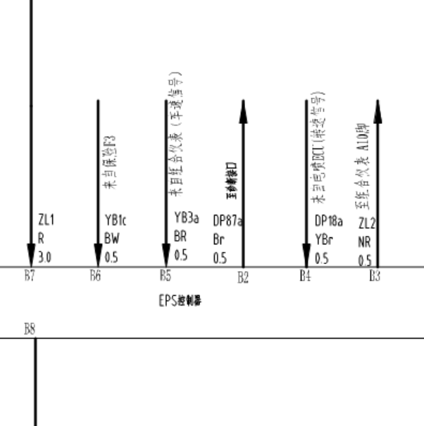 2012年东风小康C37转向电路图